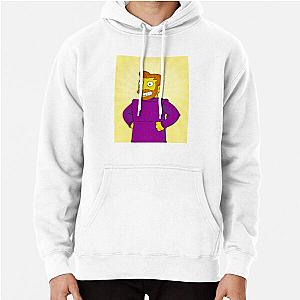 The Simpson Hoodies - Hank Scorpio, Backwards Coat Yellow - Simpsons Pullover Hoodie 