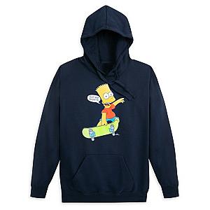 Bart Simpson Skateboarding Cool Streetwear Hoodie