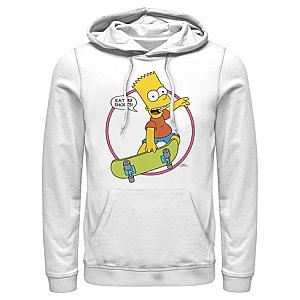 Bart Simpson Skateboarding Graphic Hoodie