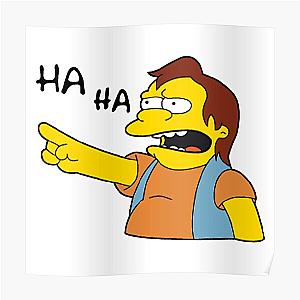 The Simpson Posters - Nelson Muntz Simpsons catch phrase Poster 