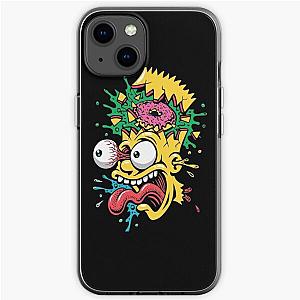 The Simpson Cases - Crazy Bart iPhone Soft Case 