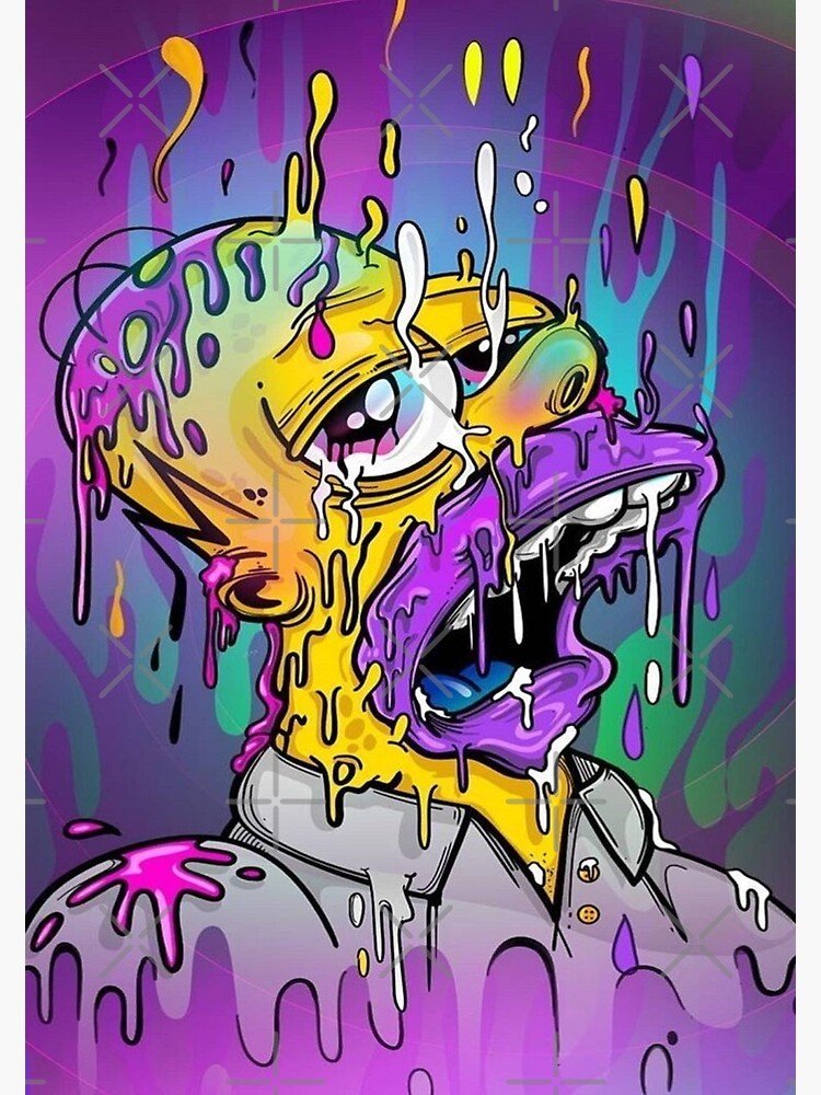 The Simpson Posters - Melting Homer Poster | The Simpsons Shop ...