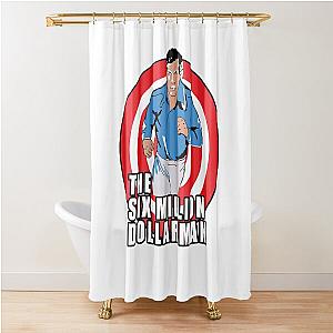 The Six Million Dollar Man Graphic Fan Shower Curtain