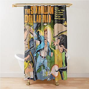The Six Million Dollar Man Power Shower Curtain