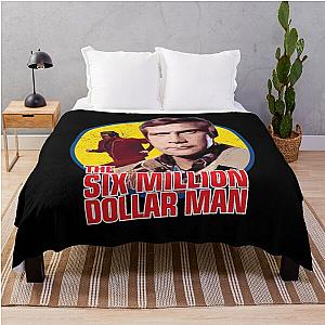 Women's Music - The Six Million Dollar Man Vintage Gifts Music Fan Throw Blanket