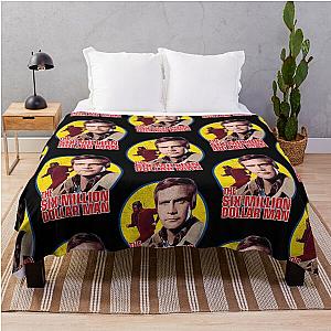 The Six Million Dollar Man Vintage Throw Blanket