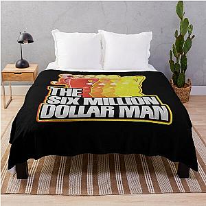 Metal Baby The Six Million Dollar Man Sticker for Fans Throw Blanket