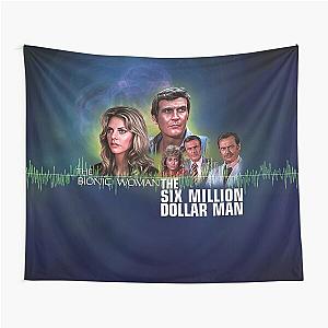 The Six Million Dollar Man Bionic Woman Tapestry