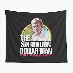 Vintage Music The Six Million Dollar Man Sticker Gift Music Fans Tapestry
