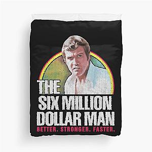 Vintage The Six Million Dollar Man Music Gift Duvet Cover