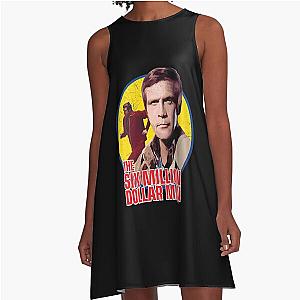 Womens Vintage Music The Six Million Dollar Man Gifts A-Line Dress