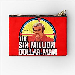 The Six Million Dollar Man Logo Vintage Zipper Pouch