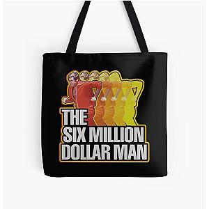 The Six Million Dollar Man All Over Print Tote Bag