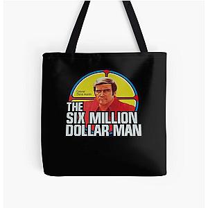 Music Retro The Six Million Dollar Man Tote Bag For Music Fans Over Print