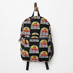Music Retro The Six Million Dollar Man Classic Backpack for Music Fans