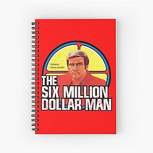 The Six Million Dollar Man Vintage Spiral Notebook