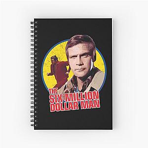 Womens Music Gifts The Six Million Dollar Man Vintage Spiral Notebook