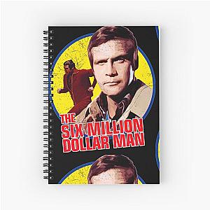 Six Million Dollar Man Vintage Spiral Notebook