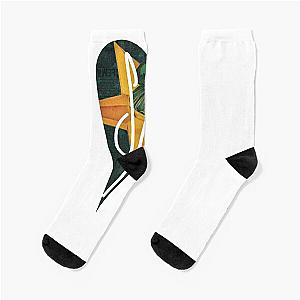 Digital Art Design of The Smashing Pumpkins Band Socks