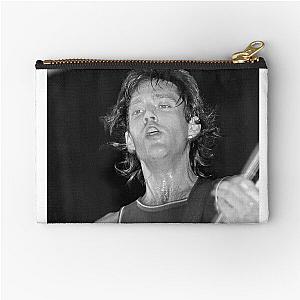 Mike Mesaros - The Smithereens - BW Photograph Zipper Pouch