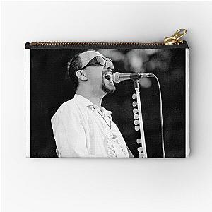 Pat DiNizio - The Smithereens - BW Photograph Zipper Pouch