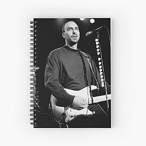 Pat DiNizio - The Smithereens - BW Photograph Spiral Notebook