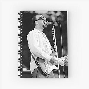 Pat DiNizio - The Smithereens - BW Photograph Spiral Notebook