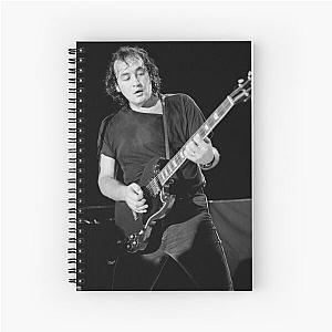 Jim Babjak - The Smithereens - BW Photograph Spiral Notebook