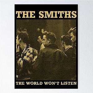 The smiths the world won't listed Poster