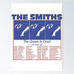 The Smiths US Tour 86 The Queen is Dead Sticker Poster