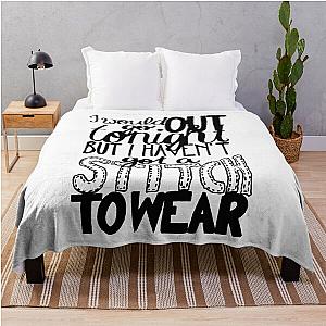 This Charming Man The Smiths Quote - I would go out tonight but I have not got a stitch to wear Throw Blanket