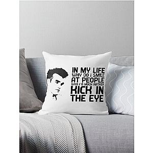 The Smiths Heaven Knows Lyrics Throw Pillow