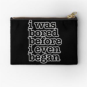 The Smiths Song Lyrics - i was bored before i even began.. Zipper Pouch