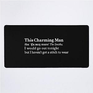 This Charming Man by The Smiths Black Desk Mat