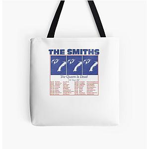 The Smiths US Tour 86 The Queen is Dead All Over Print Tote Bag