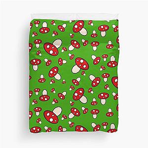 Mushroom Love Gamer Pattern Duvet Cover