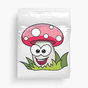 Cute Cartoon Mushroom Duvet Cover