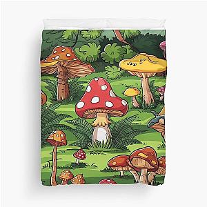 Mushroom Art Duvet Cover