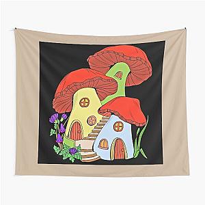 Cute Mushrooms Tapestry