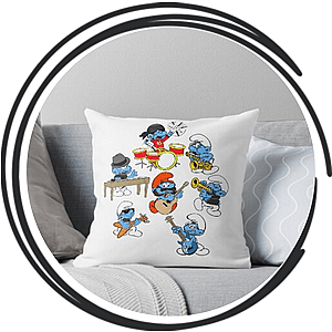 The Smurfs Movie Pillows Cover