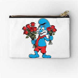 Papa Smurf Sticker Zipper Pouch