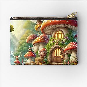 Fantasy Mushroom Village Pouch