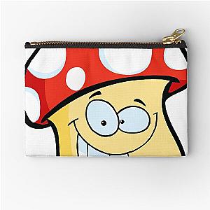 Crazy Mushroom Zipper Pouch