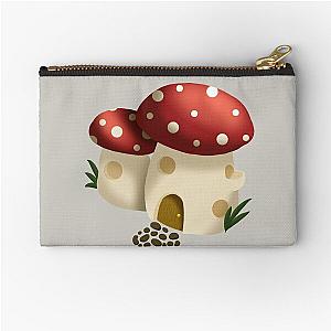 Mushroom house Zipper Pouch