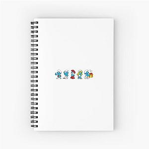 Smurf Spiral Notebook