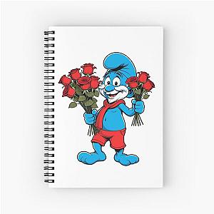 Papa Smurf Selling Flowers Notebook