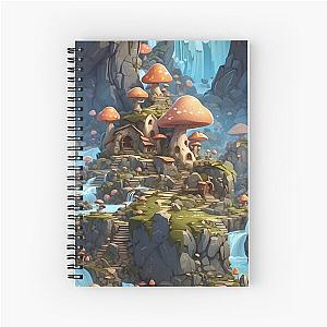 Fantasy Mushroom House in the Forest notebook