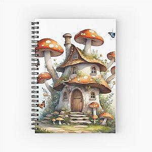 Cute Mushroom House Magical Notebook