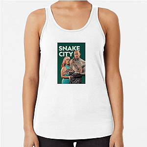 Smooth Moves. Sharp Ends. The Snake Tank Tops