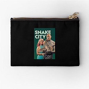 Smooth Moves. Sharp Ends. The Snake Zipper Pouches